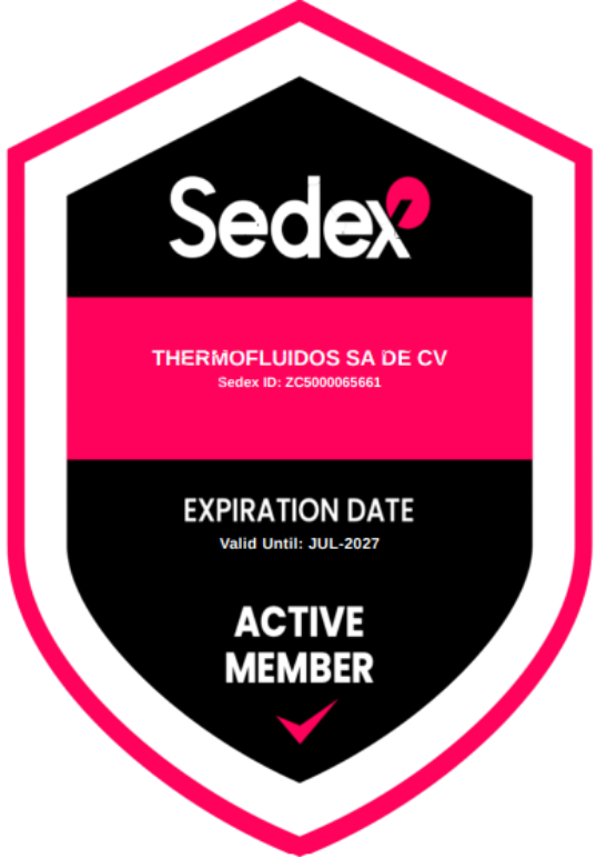 Certificación Sedex de Thermofluidos